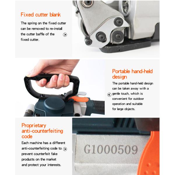 3.65kg Pneumatic Strapping Tool for PP/PET Banding Paper Packaging Material Versatile