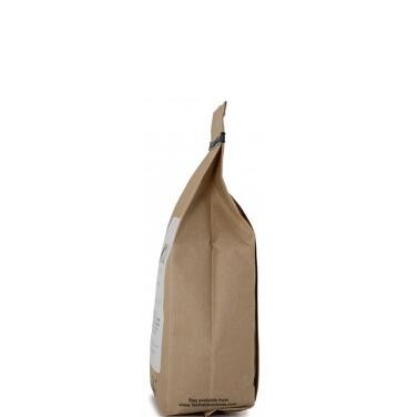 promotional cheap small brown kraft paper bags/k stand up karft paper bag with clear window