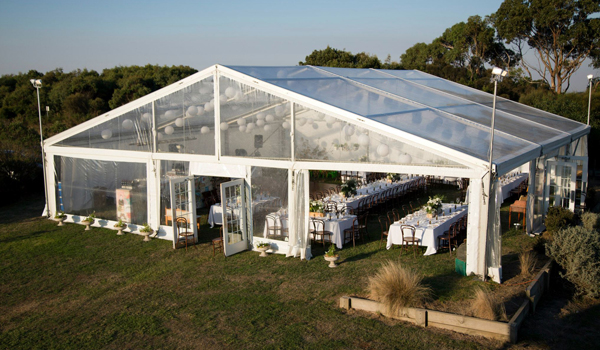 30x50 6061 Aluminum Frame Tent Windproof 300 People Clear Canopy Marquee