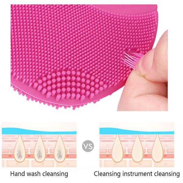 Facial Cleansing Brush Wireless Charging Electric Sonic Face Massager IPX7 waterproof