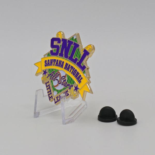 Dyed Black Metal Custom Lapel Pins with UV Printing and Cartoon Theme for Promotional Gifts