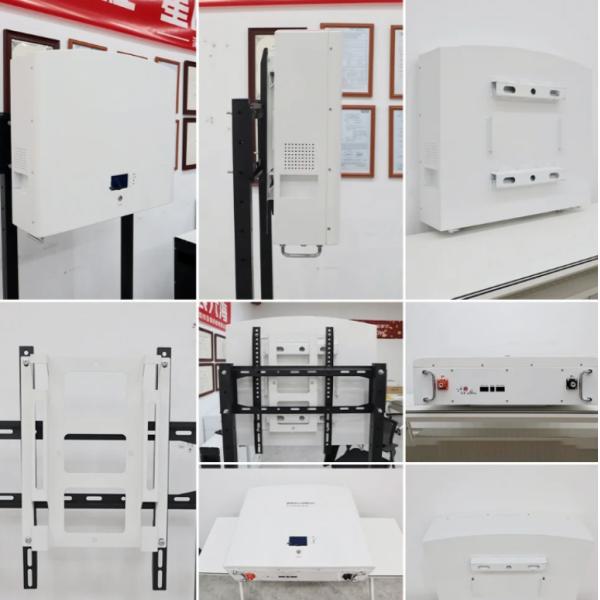200Ah 10Kwh Lifepo4 Power Wall Mounted Inverter Battery Pack Solar Energy System