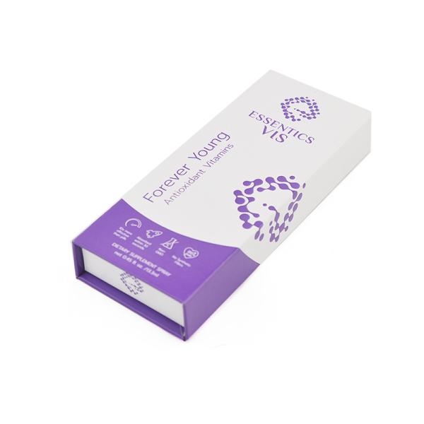Tipo caixa da aleta do GV de papel de empacotamento cosmética, caixa de presente magnética do fechamento