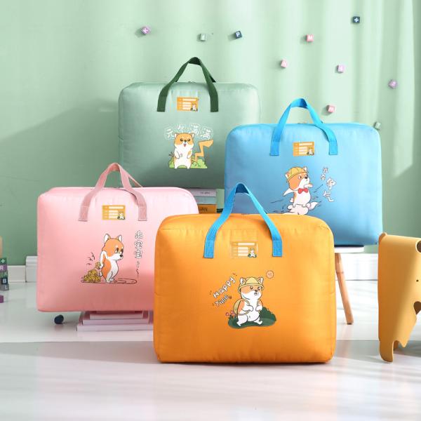 Wardrobe Organizer Non Woven Clothes Storage Bags Clear Breathable With Handle