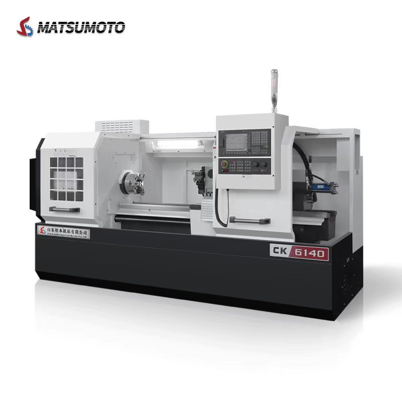 Ck6140 CNC Lathe Horizontal Flat Bed 2 Axis High Precision Metal Turning Lathe Machine