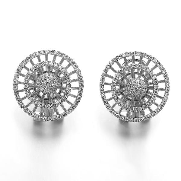 Ювелирные изделия серебра 925 Zirconia AAA кубические установили стерлинговые наборы серебряной свадьбы 6.26g 925