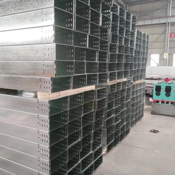 Easy And Fast Installation Hdg Cable Tray Width Range 50mm-1000mm Outdoor Cable Tray
