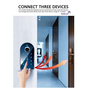 Black Fringerprint Door Lock Ideal for Widely Usage Like Hotel Delivering Robust Security Features and User Friendly Access Control Systems
