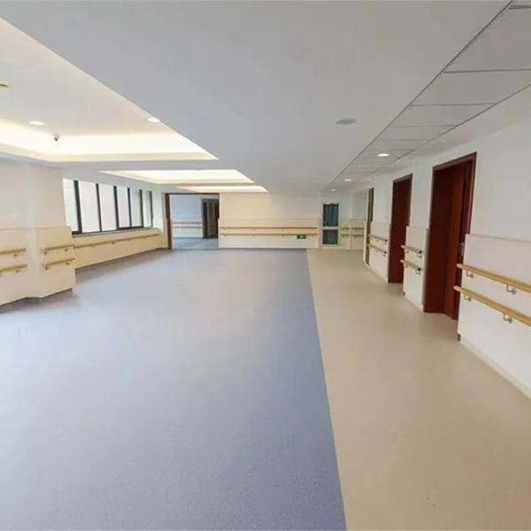 Huaao Wholesale Floor Sticker Waterproof Pisos Pvc Tile Linoleum Flooring Roll 2.0mm Factory direct sales Convenient maintenance pvc roll flooring plastic flooring
