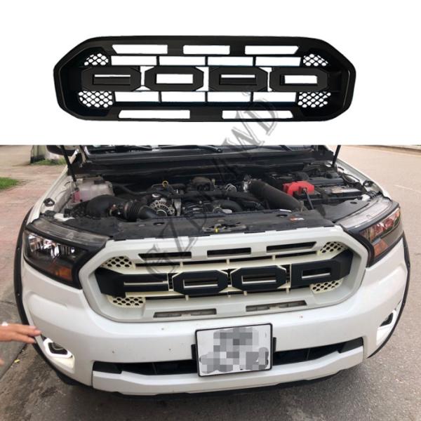 Modified Front Bumper Grill Mesh Pickup Auto Car Front Grille For Ford Ranger Raptor 2018 T8 Px3 Xl