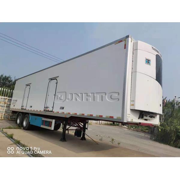 3 Axles 30tons 50tons Refrigerated Semi Trailer Vegetables Meat Drinks Transport