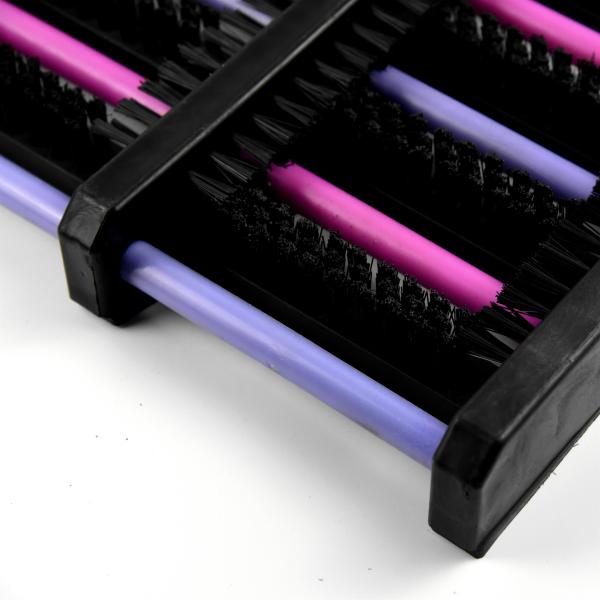 Black Horse Grooming Tools , Flat Boot Scrubber Mat Brush For Cleaning