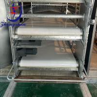 Cinta transportadora de estiércol avícola de 0,5M-2,5M de ancho, material PP/PE