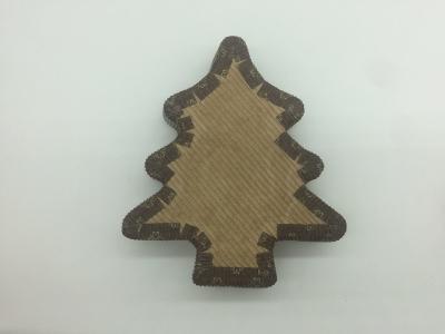 Christmas Tree Cardboard Loaf Pans , Disposable Bread Loaf Pans Parchment Paper