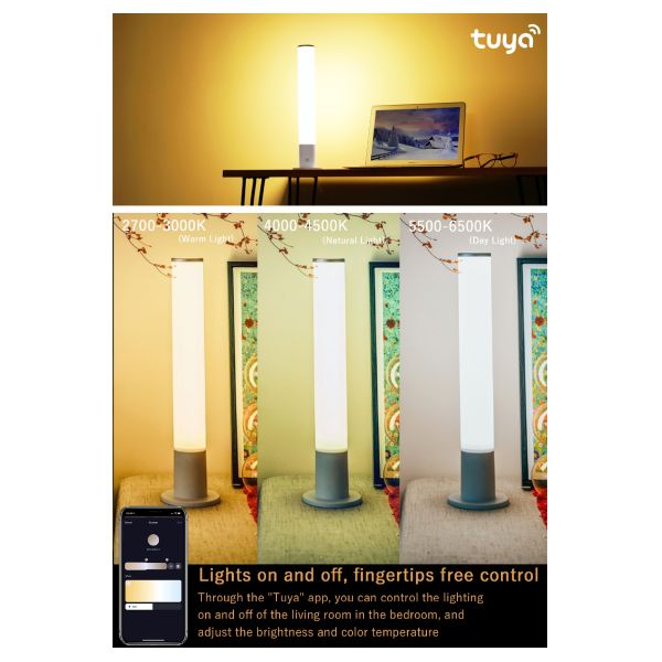 APP Control Smart Sad Lamp 6 Watt LED Sunlight Lamp 2700K - 6500K