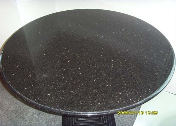 Blue Pearl Black Galaxy Countertop , High Gloss Granite And Stone Countertops