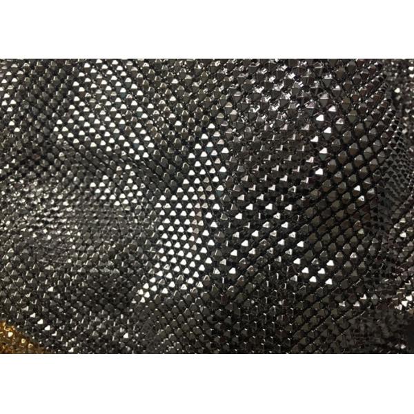 Sparkly Sequin Aluminum Mesh Fabric  Flake Jointed For Garment