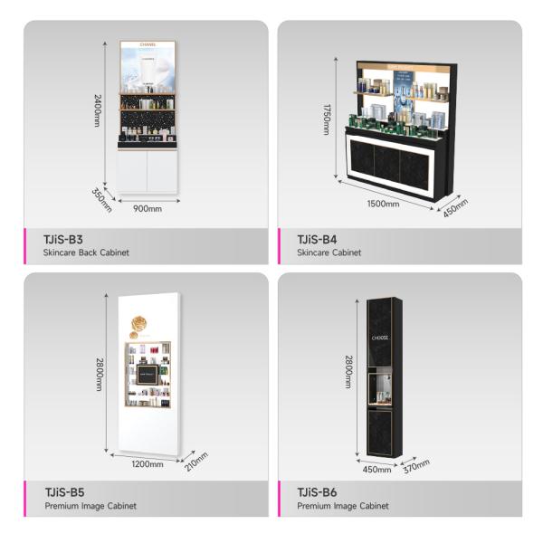 Premium Perfume Store Display Stand Brand  Showcase For Skincare Store Design And Cosmetic Shop Decoration