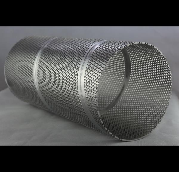 High Pressure Stainless Steel Mesh Tube , Light Decoration Perforated Filter Tube