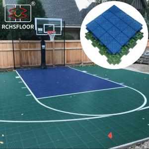PP Quadros de badminton pickleball piso de plástico de piso interligado