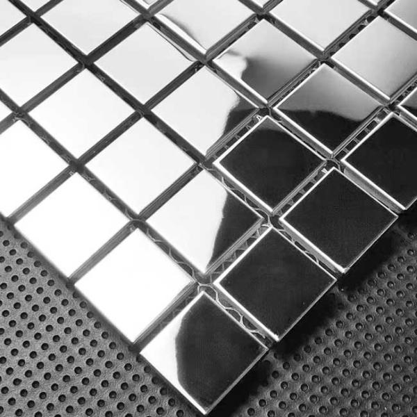 SUS GB Stainless Steel Mosaic Tiles Mirror Antirust