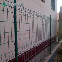 3mm 3d Fence Panels Coated Border Green Garden Wire Mesh Fence With V Folds