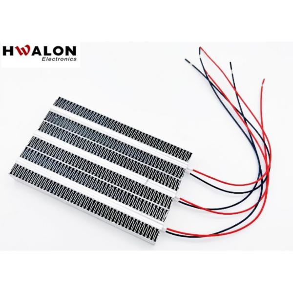 Calentador de aluminio PTC de 300W Calentador de aire cerámico de temperatura constante Elemento de calefacción para unidad de ventilación Dispositivo 120*75*15mm