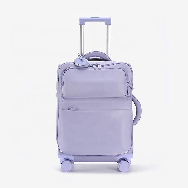 Women's 2025 New 20 Inch Ultra-Light Cloth Luggage Trolley Case with Spinner Caster 24 Inch Travel Password Boarding Case