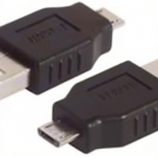 USB Type A Male to Micro B5 Male Adapter Cable L-com UAD031MM for Device Connectivity and Charging