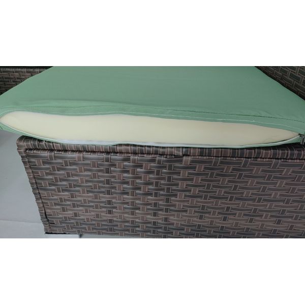 7-Pieces Outdoor Sectional Sofa Patio Casual Sofa Garden Corner Functional Rattan Wicker Sofa Set