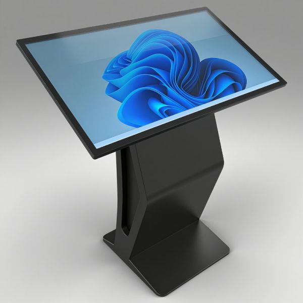 27/32 Inch Floor Standing Touch Screen Self Service Kiosk with 1920X1080 Resolution for Self Ordering and Interactive Use