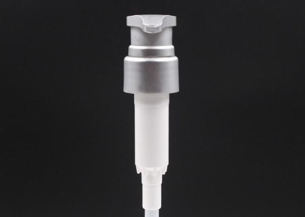 Silver Bottle 33mm Plastic Lotion Pump
