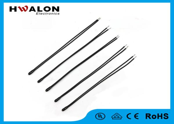 High Precision Fast Response Custom 10K NTC Thermistor 3950 3977 3435 Epoxy Temperature Sensor with -40~150°C Wide Temp Range for HVAC Household Appliance Battery Pack Industrial Temperature Monitorin