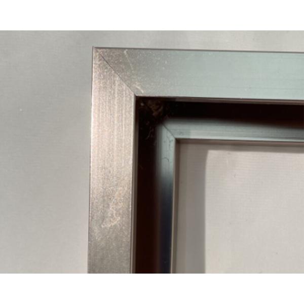 25mm Side Height Bend Mirror in Bright Gold Aluminum Alloy for Living/Bath Room Decor