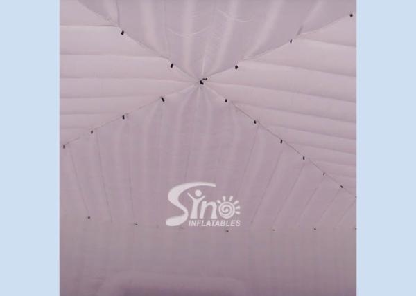11x11 m big party or event inflatable cube tent with 4 doors made of best pvc coated nylon