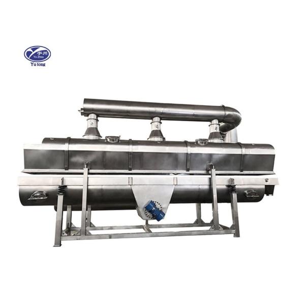 Industrial Vibro Fluid Bed Dryer , Segment Feeder Sugar Drying Machine