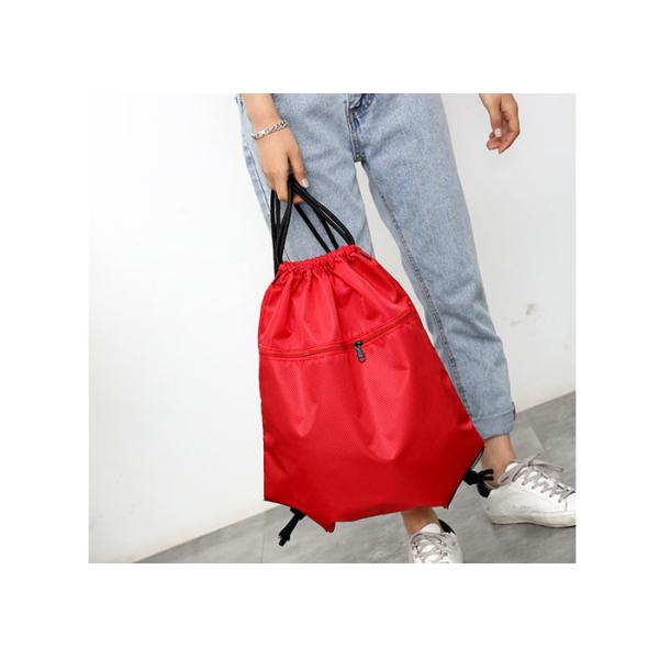 210d Polyester Drawstring Bag , Custom Drawstring Backpack Multi - Function