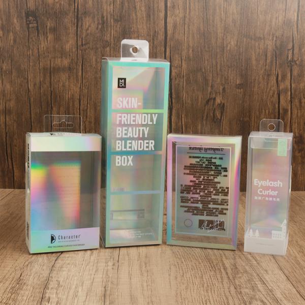 Customized Printed Gift Clear PET Plastic Film Transparent PVC Acetate Packaging Box
