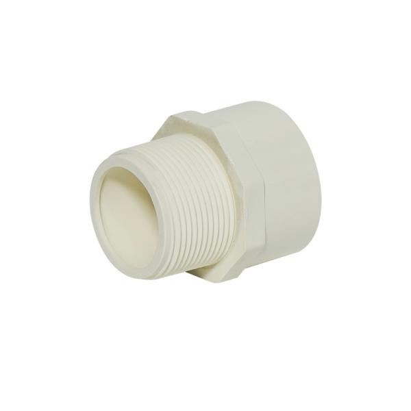 Pvc-U Adaptateur mâle PVC Pipe fitting mâle Union de couplage fileté Connecteur Pipe fittings