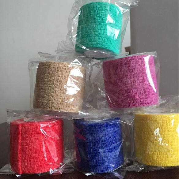Cohesive Bandage selling well medical production bule high elastic adhesive wound bandage different size,MEDICAL, BANG
