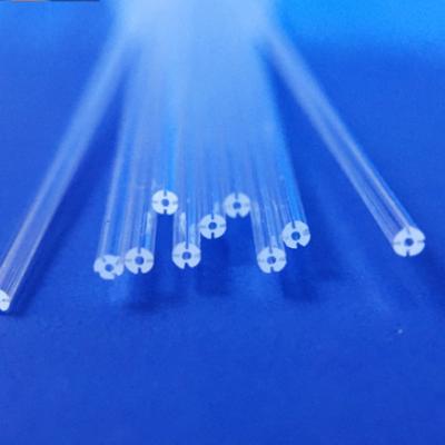 Quartz Capillary Tube V Groove U Groove Slotted For Fiber Precision
