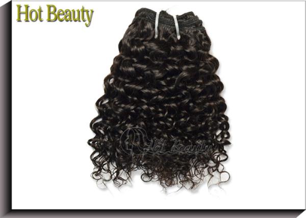 100G Brazilian Deep Curly Hair Kinky Curl No Split  Double Weft Easy To Care