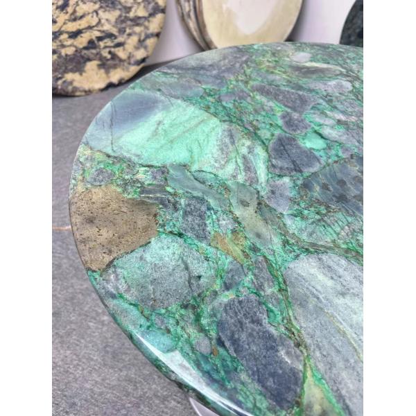 Tabla de café de piedra de mármol resistente al calor