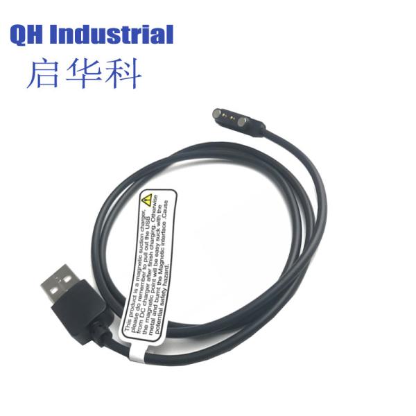 2Pin SMD Dip SMT Right Angle Rolling Solder Cup Power Connector magnetic power connector