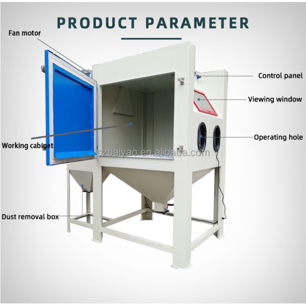 Dry Hand Sandblasting Machine 1010 Simple Operation 550W