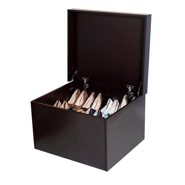 Living Room Entryway Shoe Bench Painting MDF Wooden Shoe Boxes