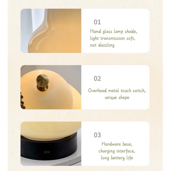 Nightlight касания французского ухода за больным спальни атмосферы лампы груши сливк поручая декоративный читая