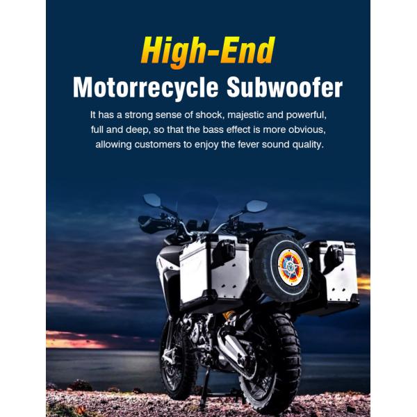 12V 2KG Tyre Motorcycle Mp3 Audio Alarm System Voice Control