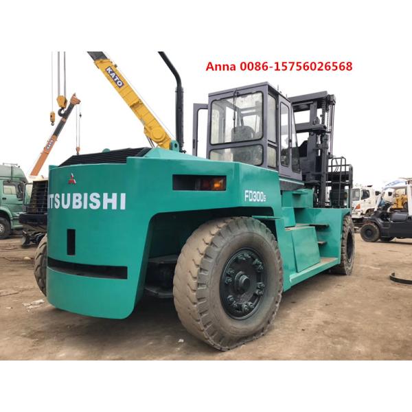 30 Ton Used Industrial Forklift D300 Port Foklift 6D24 Original Engine