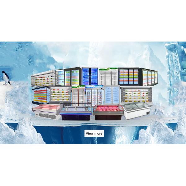 2.5М Морская пища холодильник морозильник мясо дисплей морозильник супермаркет мясо дисплей холодильник для продажи
